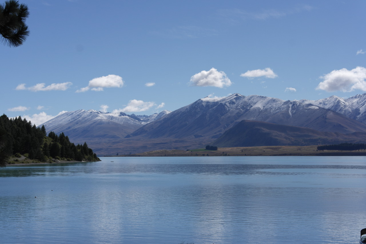 004 Tekapo Lake Snow From Village