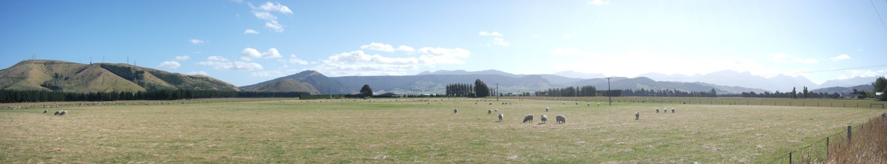 010 To Fiordland Mountains Pano