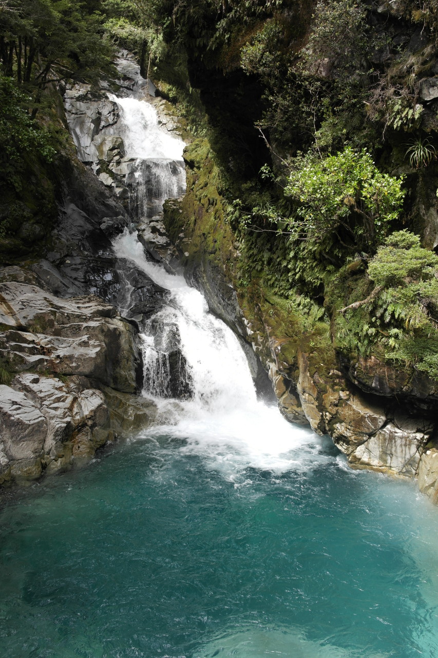 013 Milford Sound Blue Waterfall 2