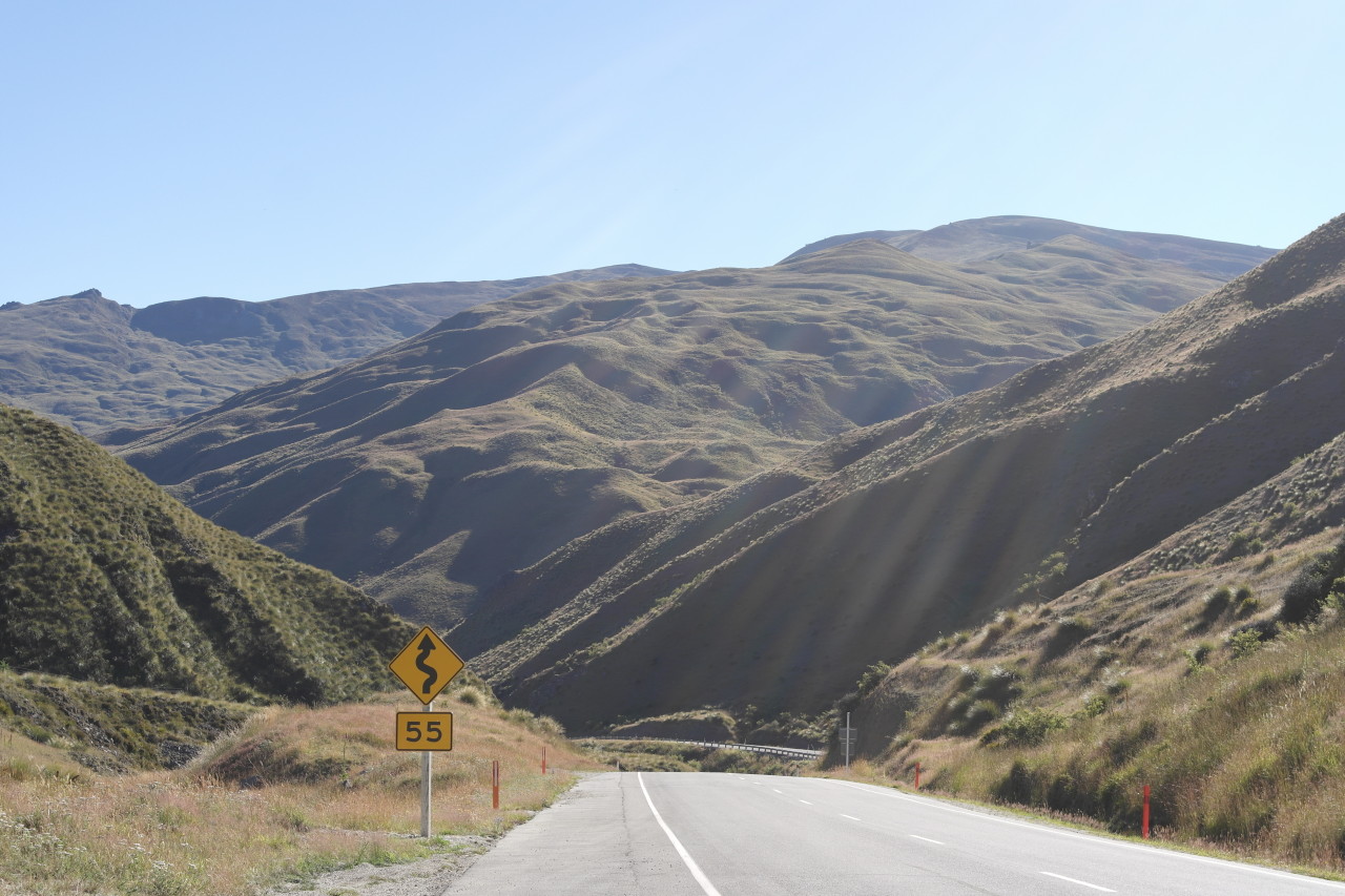 Und es geht wieder runter ins Tal nach Wanaka.