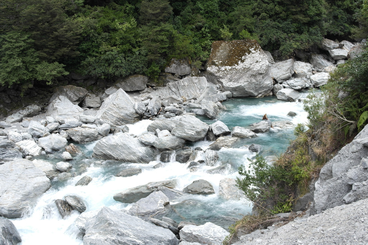 Der Haast River. 