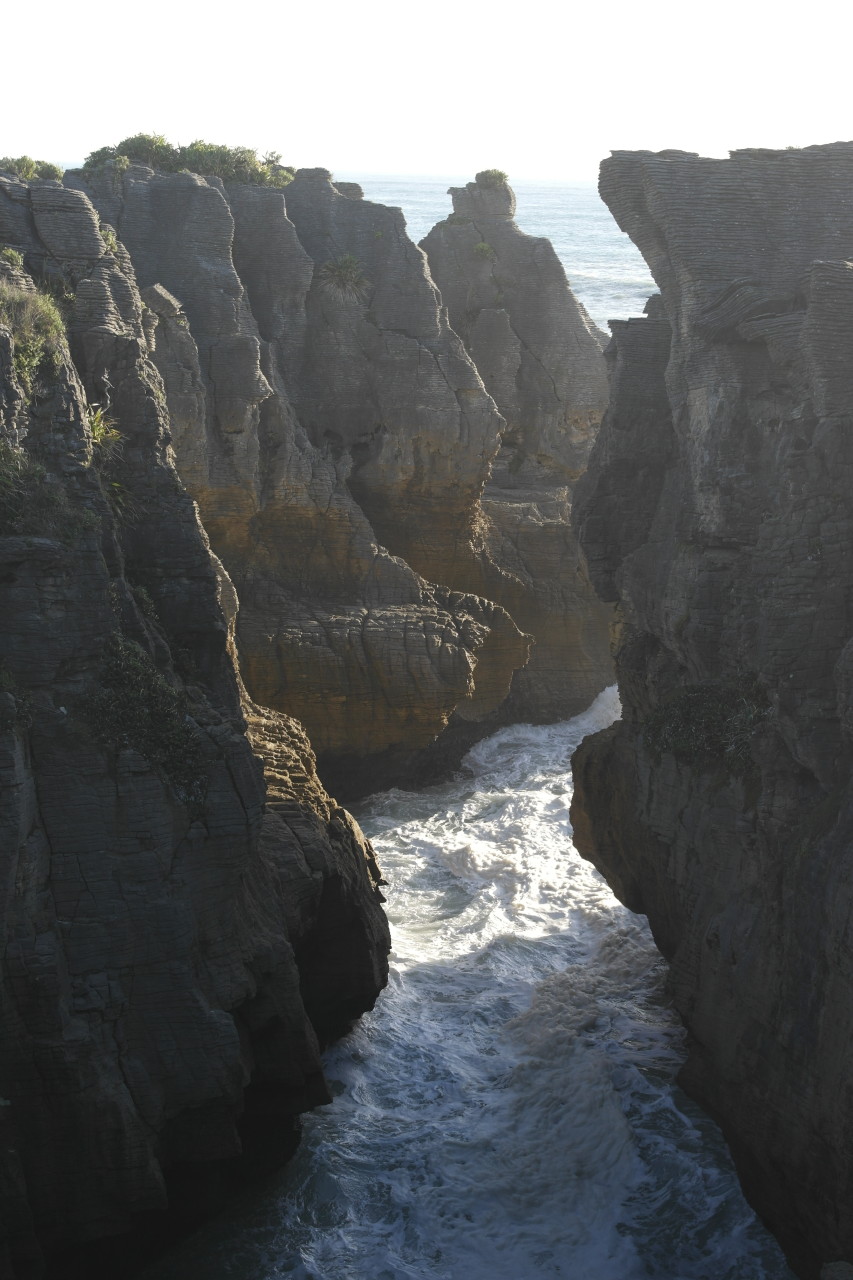 Der Meerzugang zu einem Blowhole.