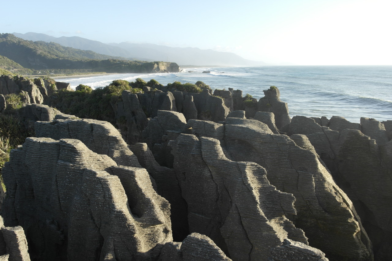 Erstmal ganz viele Pancake Rocks.