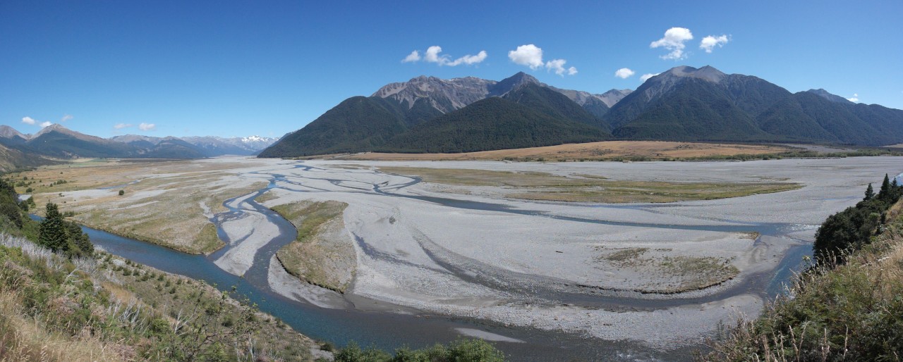 020 Coast To Coast Waimakariri River Valley Pano Wide