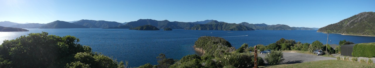 021 Marlborough Sounds Queen Charlotte Sound Pano