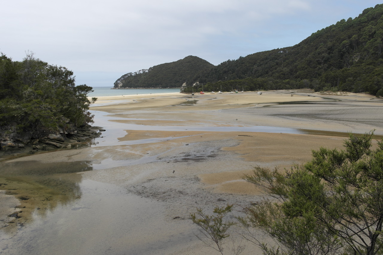 Die Lagune von Bark Bay.