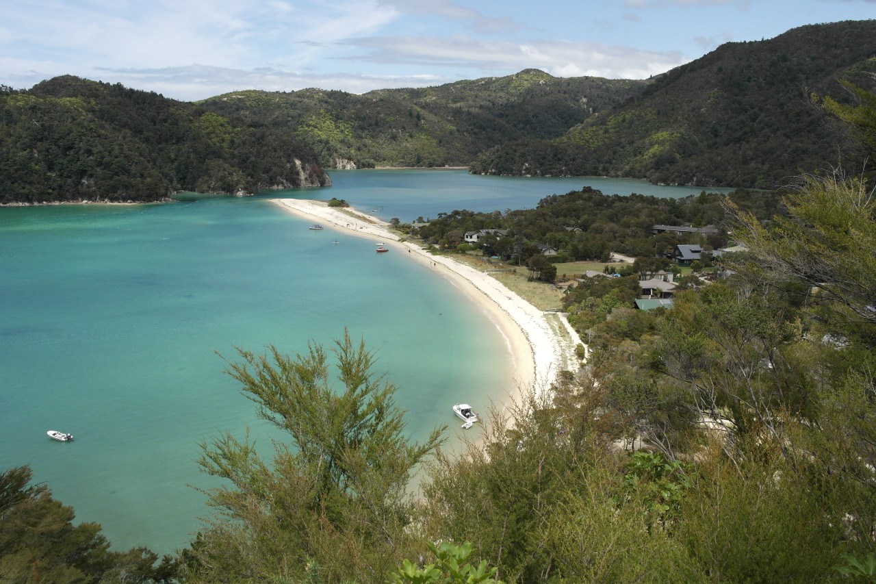 Torrent Bay von oben...